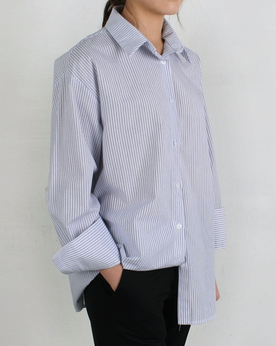 plat stripe shirts (2color)