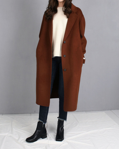 overfit handmade wool coat(2color)(오버핏 핸드메이드 코트)